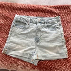 American Eagle Light-Wash Jean Shorts